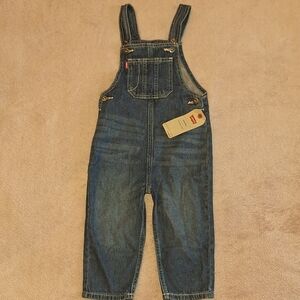 Levi's Baby Boys and Girls Denim Overalls